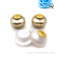 Golden acrylic spherical cosmetic jars with good price